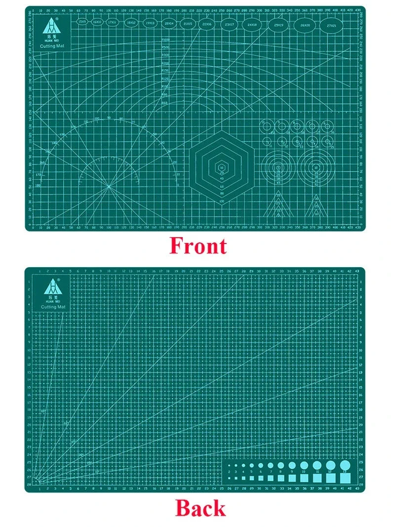 A3 A4 PVC Cutting Mat Double Side Patchwork Cut Pad for Workbench Patchwork Sewing Manual DIY Knife Engraving Cutting Board