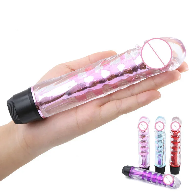 Jelly Dildo Vagina Vibrator Powerful G-Spot Anal Vibrating Massager Clitoris Bullet Vibrators For Woman Adult Sex Toys Products