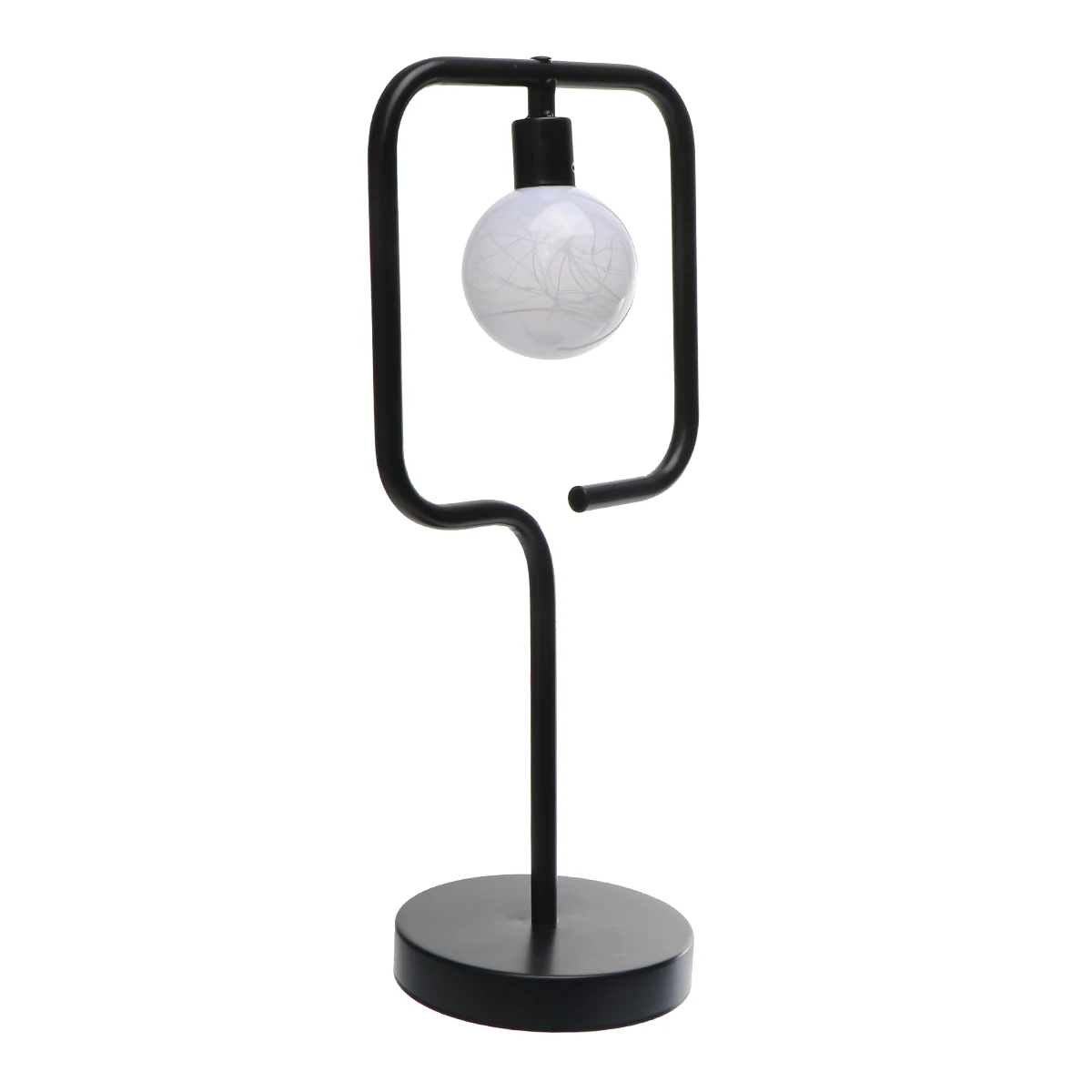 

Desk Lamp LED Bulb Wrought Pleated Desktop Light Vintage Table Retro