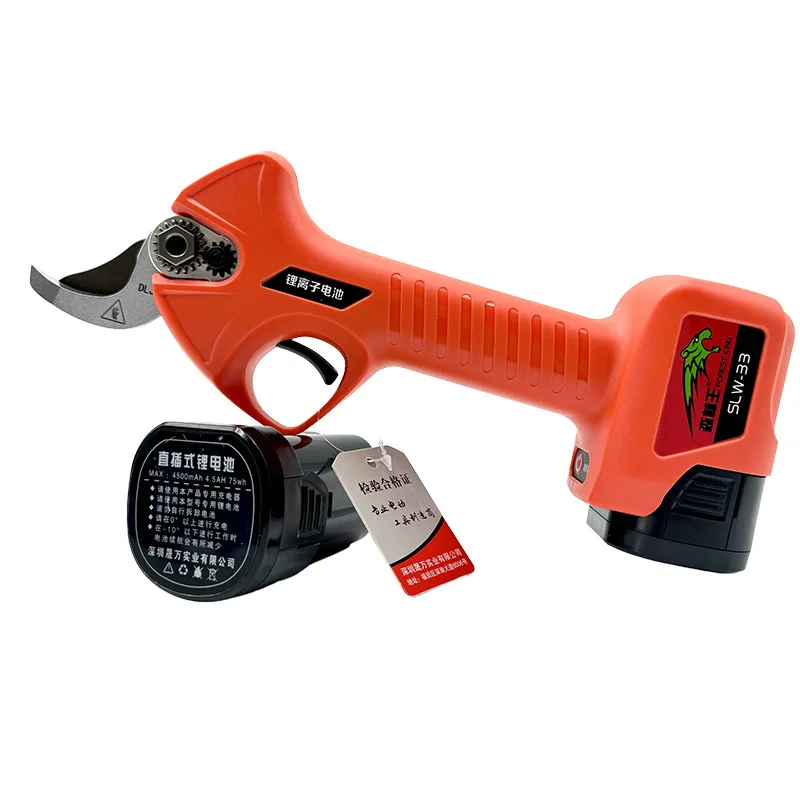 3.3cm Electric Scissors, Garden Electric Tools, Fruit Tree Thick Branches, Efficient Pruning Scissors