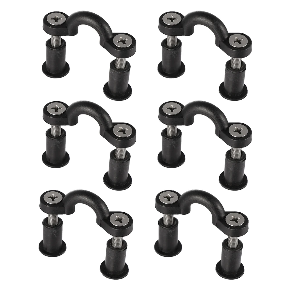 

1 set Elastic Rope Buckle Nylon C-Shaped Pulling Buckles Lightweight Compact Tie-Down Straps Replacement Parts for Kayak Canoe