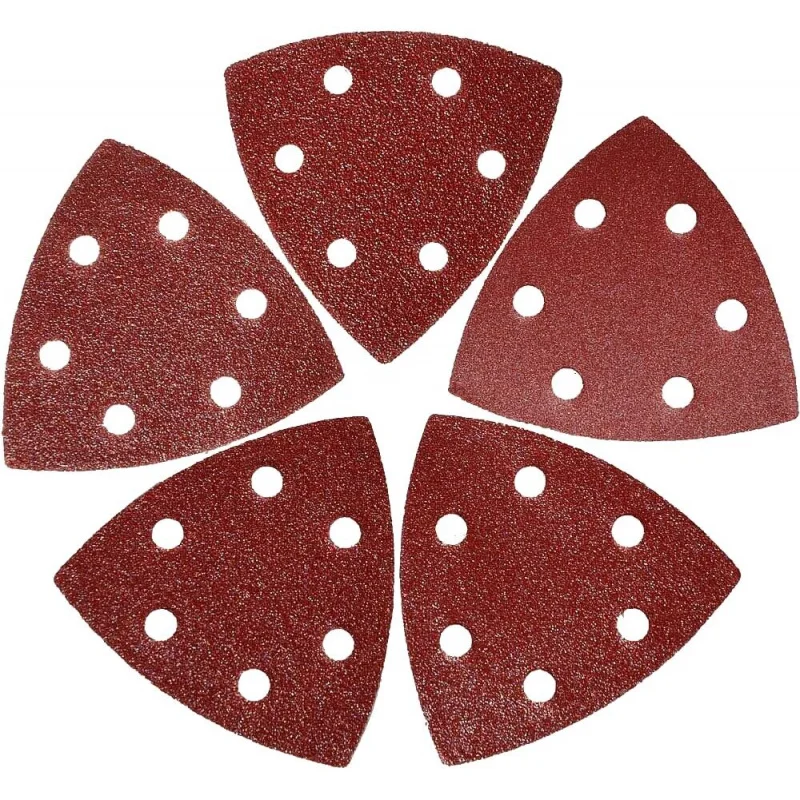 100pcs-set 30sets-carton Triangle Hook Loop Sandpaper Disc 60-240 grit Oscillating Multi-Tool Sanding Pads for Abrasive Tools