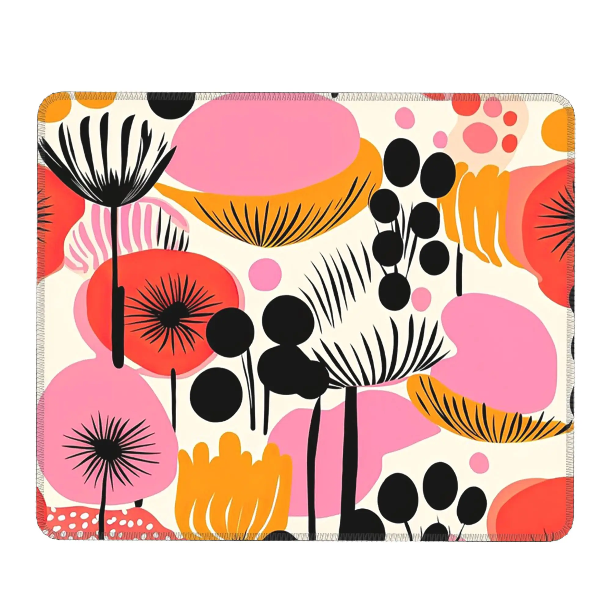 Retro Spring Floral Pattern Mouse Pad Computer Keyboard Mouse Mat Gamer PC Laptop Desk Mat Office Table Mats