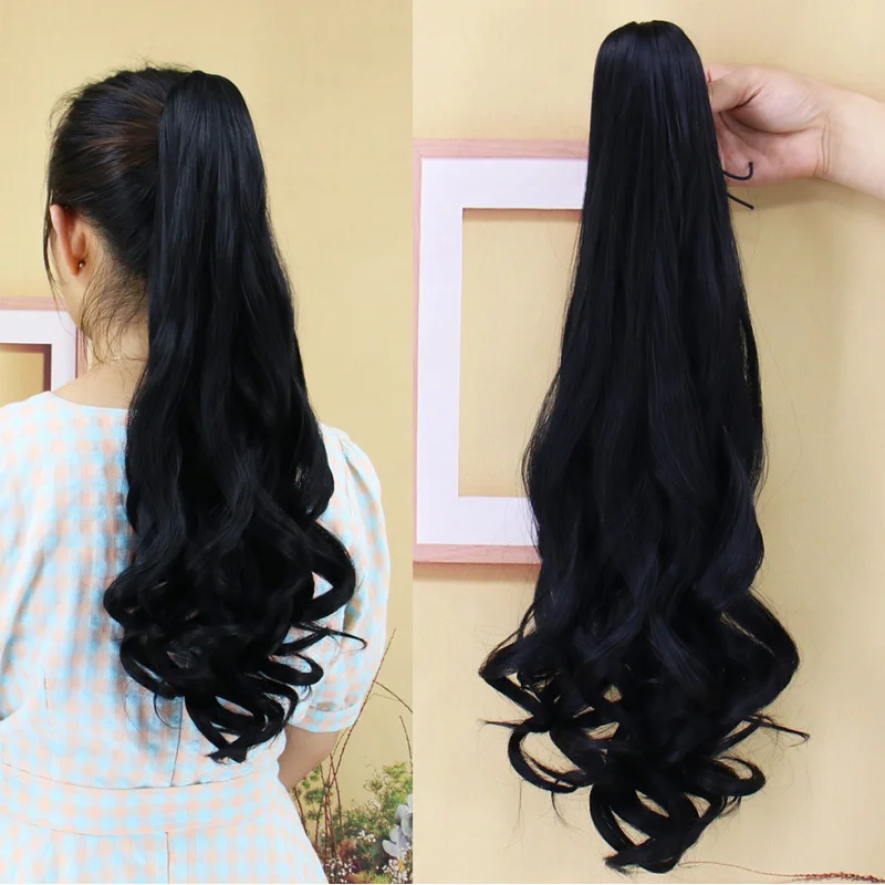 

Прическа-хвостик для женщин: невидимый заколка-хвостик, длинный, пушистый, вьющийся, натуральный, элегантный, омолаживающий