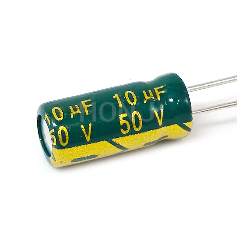 50PCS 50V10uf 5X11mm Aluminum Electrolytic Capacitor 10uf50v 50v 10uf 50V 10mf 50vdc 10MFD 50v10mf 10mf50v ±20%