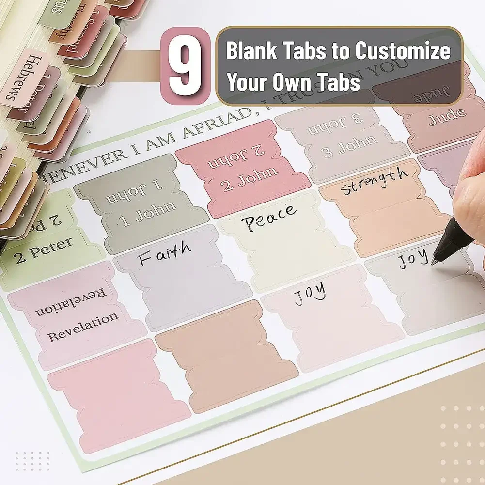ملصق تسمية فهرس الكتاب المقدس الأرجواني ، قابل للكتابة ، قابل للإزالة ، شخصية ، ذاتية اللصق ، إشارة مرجعية ، أدوات مكتبية ، 5 أوراق