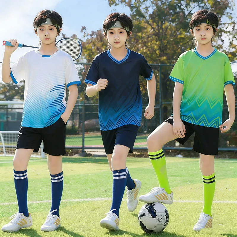 

Детский спортивный комплект из 2 предметов для футбола и баскетбола, летняя новинка 2026 года, дышащая быстросохнущая спортивная одежда для мальчиков и девочек