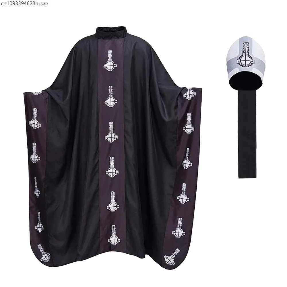 

Unisex Horror Halloween Cloak Cape Robe Cosplay Costume Emeritus Costume Adult Medieval Gothic Wizard Robe Witch Cloak Party