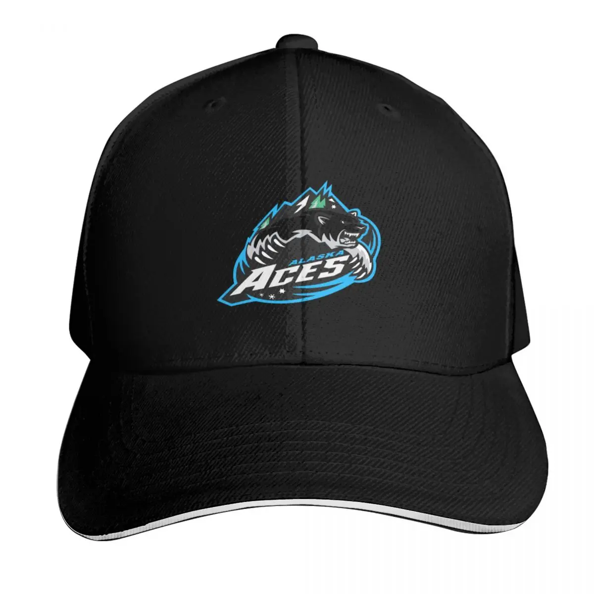 Alaska Aces ECHL Hockey Team Logo Crest (USA) Baseball Cap Gift for Him Her Casual Daily Wear Quick Dry Performance