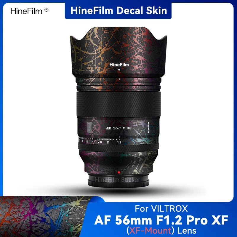 

Hinefilm Skin for Viltrox AF56 F1.2 Pro Fuji XF Mount Lens Decal Skin for Viltrox AF56mm F1.2 Pro Lens Wrap Cover 56F1.2 Skin