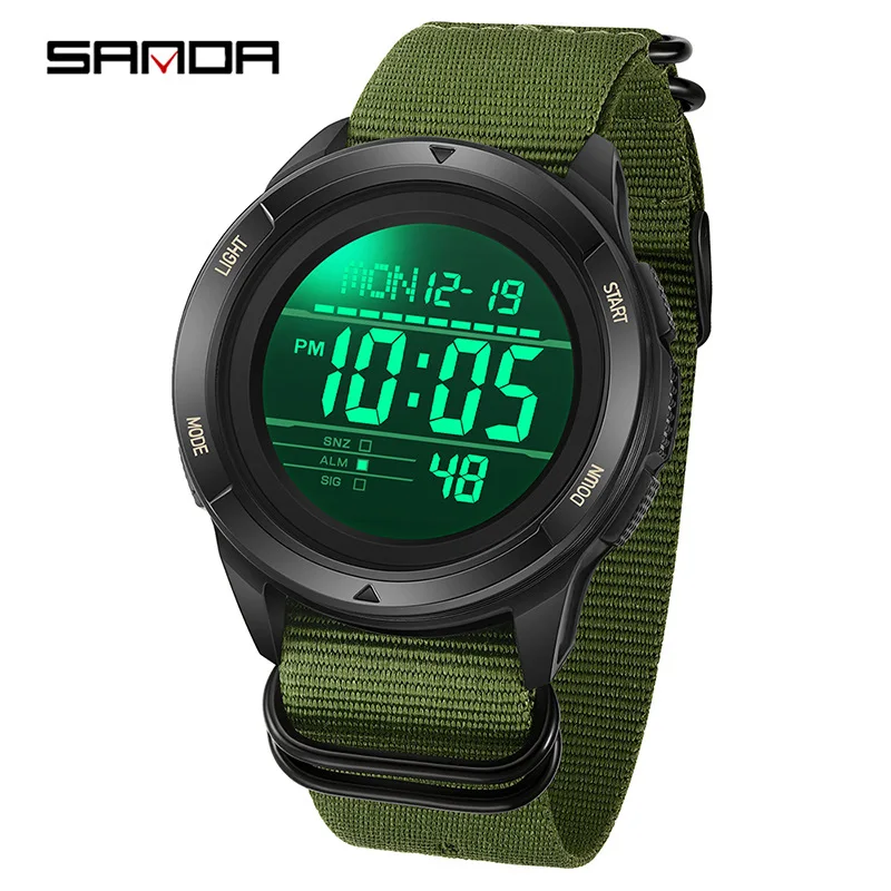Hot Sale Student Watch Multifunctional Countdown Youth Outdoor Mountaineering Watch Waterproof Fashion Trend Electronic Watch**