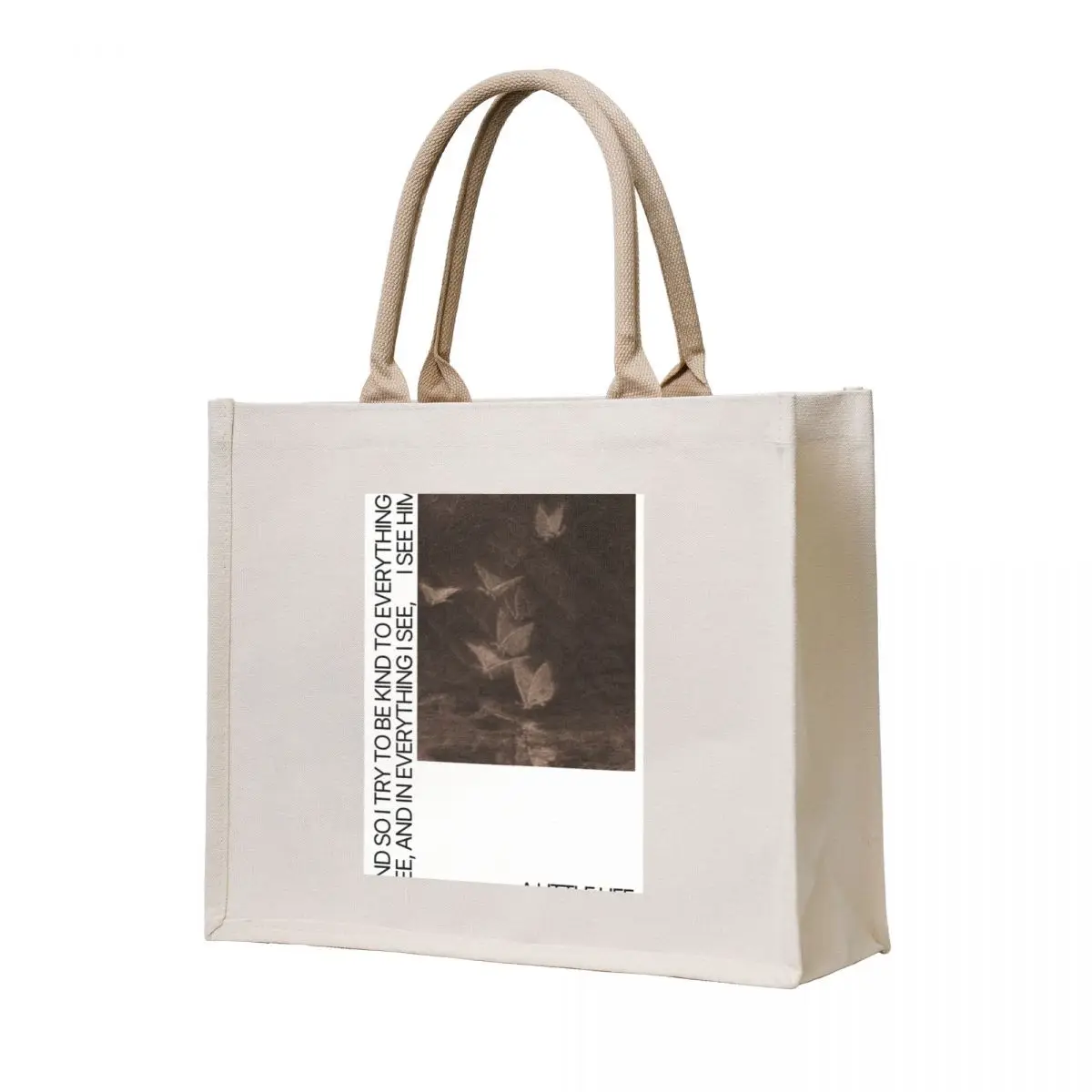 

in everything i see, i see him Tote Bag Women's shopper eco bag folding tote bag men