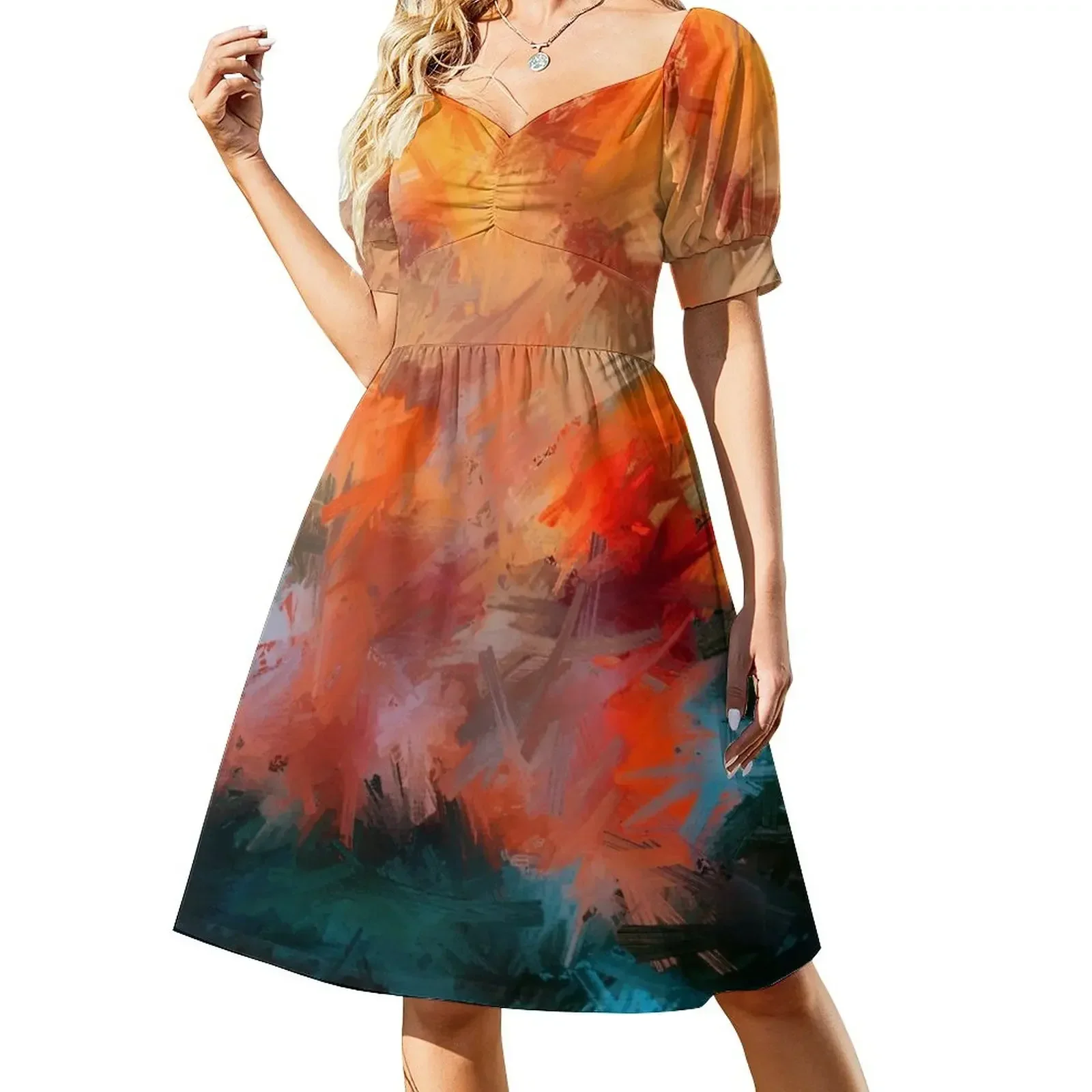

Autumn Short-Sleeved Dress beach outfits for women luxury dresses Dress