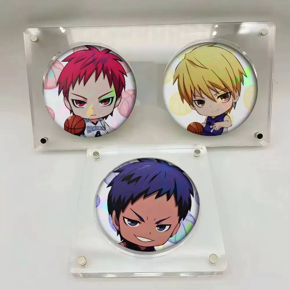 Cartoon K-Kurokos Basketball Anime Button Pin Handmade Brooch For Clothes Cartoon Badge Backpack Decoration Jewelry Accessories