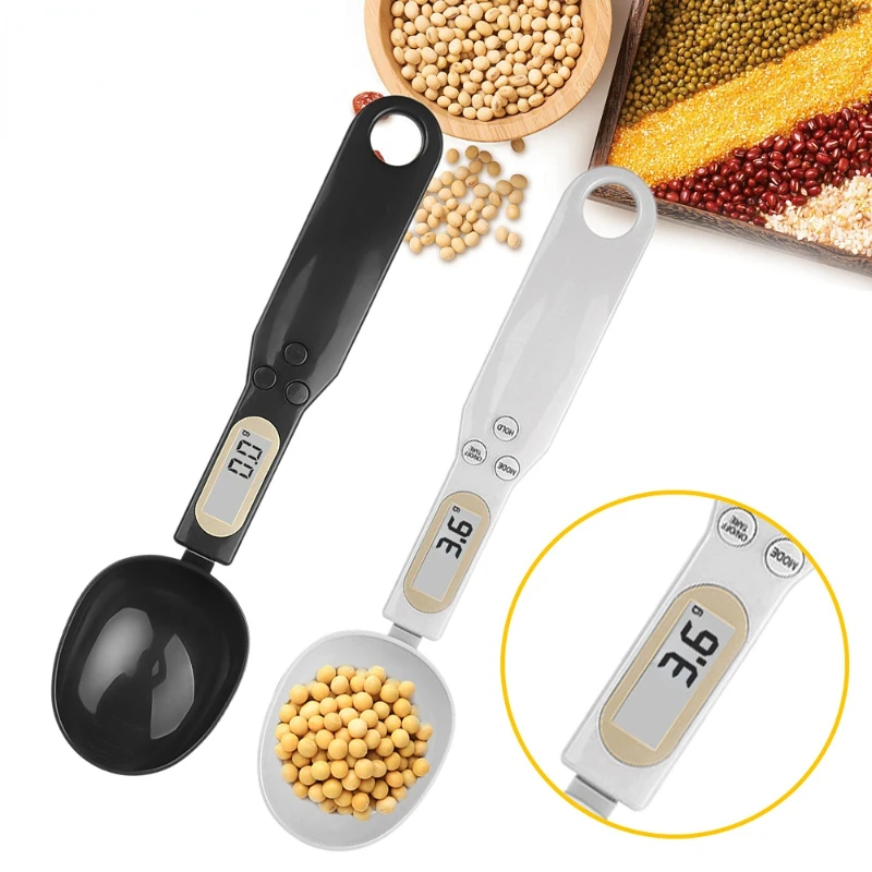 2022 New Electronic Kitchen Scale 500g 0.1g LCD Display Digital Weight Measuring Spoon Digital Spoon Scale Mini Kitchen Tool