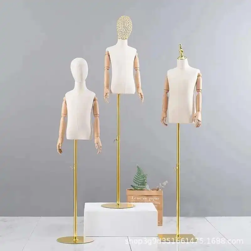 

Детский реквизит для манекена, одежда для мальчиков и девочек, витрина, подставка для манекена, магазин одежды, верхняя часть тела, детская модель R