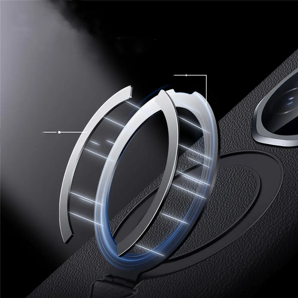 Magnetic Genuine Cowhide Leather Case for Honor Magic V5 V3 VS3 Magsafe Hinge Ring Bracket Cover
