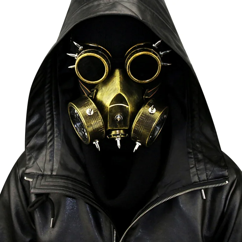 Gas Masks Goggles Steampunk Glasses Gothic Anti-Fog Haze Men Women Mask Halloween Costume Party Ball Attire Cosplay Mask