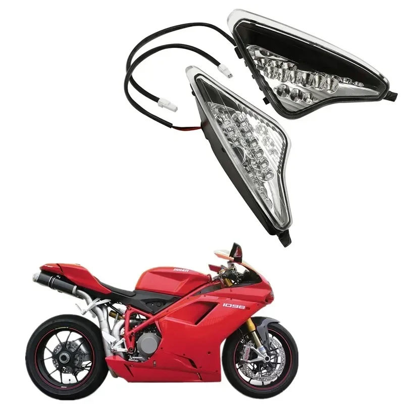 

For Ducati 848 1098 1098S 1098R 1198 1198S Motorcycle Acsessories Turn Signal Light Mirrors Parts