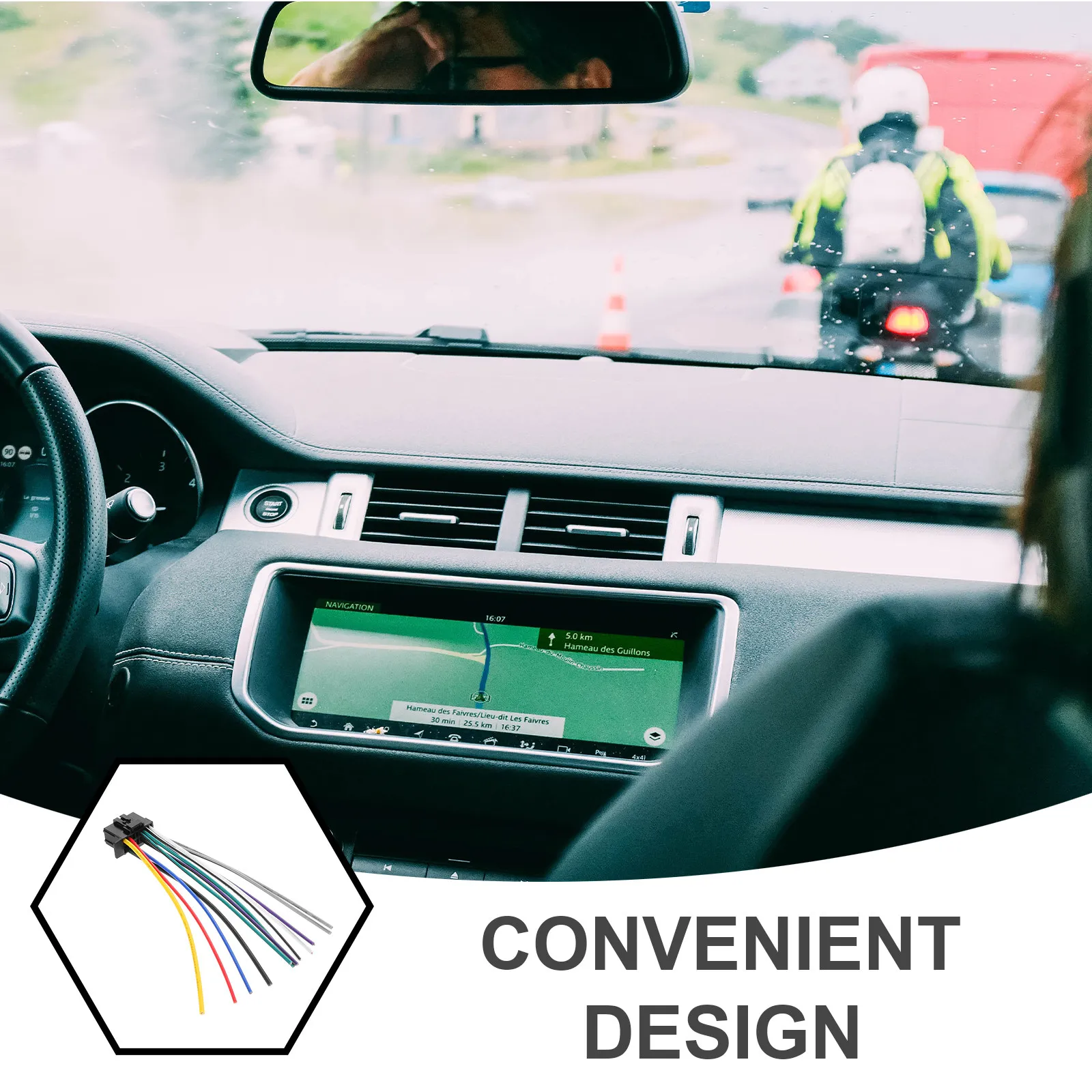 Pioneer Compatible Car Audio Amplifier Wiring Kit High Performance Power Distribution Reliable Connection Car Stereo