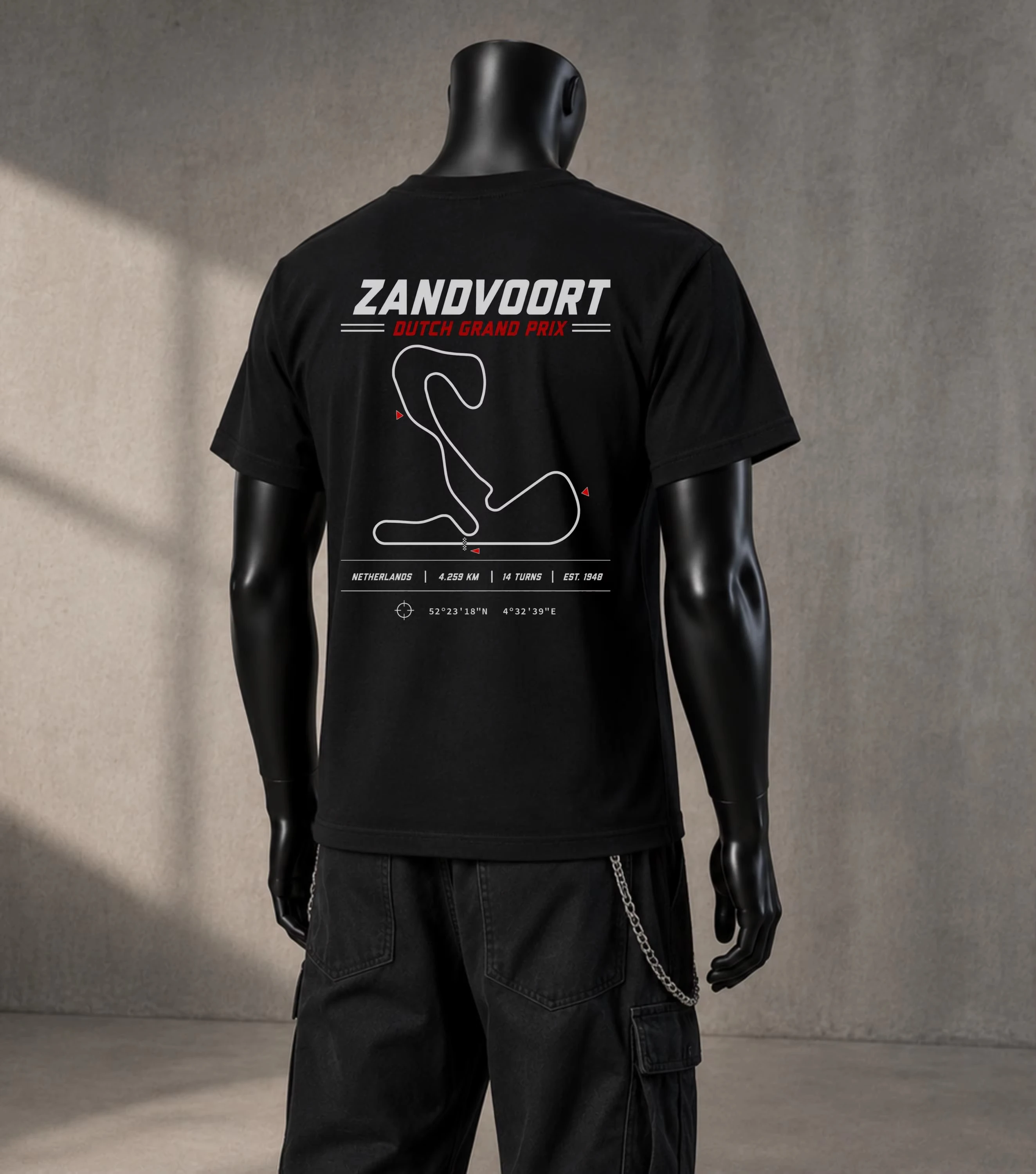 2026 Summer Vintage Oversized T‑Shirt For Adults Kids Hip Hop Retro Motorsport Track Map Art Loose Short Sleeve Street Tee