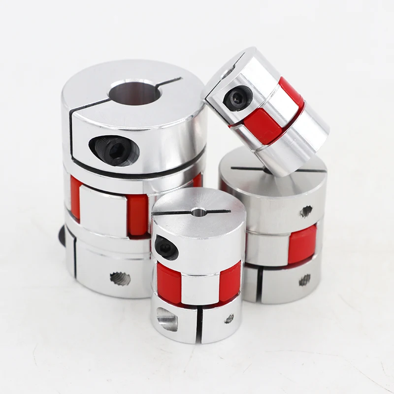 Hole double aluminum hub assembly with -GS38 spider mite servo motor spiral coupling, can be customized