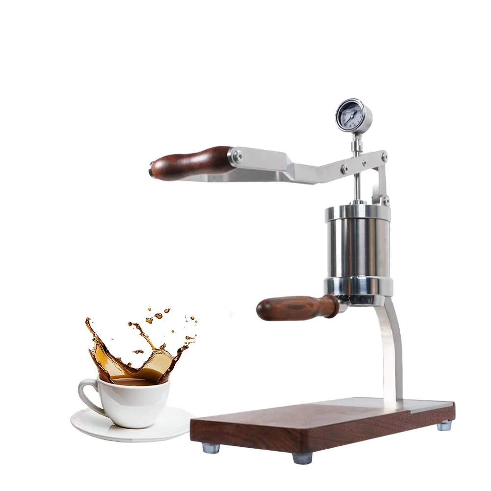 Manual Hand‑operated Espresso Brewing Maker, Unique Portable Design With 100ml Capacity Hand‑pressed Structure