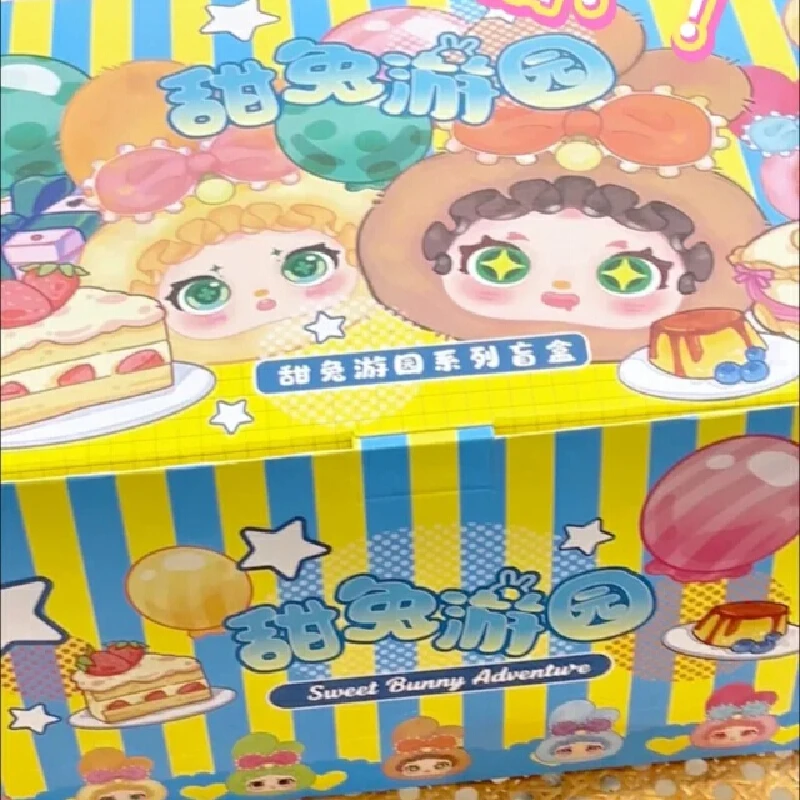 

Bogo Sweet Bunny Adventure Series Plush Vinyl Face Blind Box Mystery Box Kawaii Trendy Toy Decor Pendant Keychain Surprise Gifts