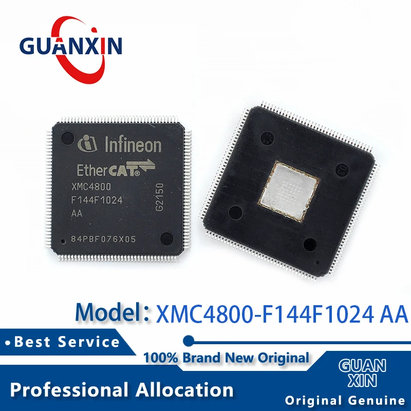 

100% New XMC4800-F144F1024 AA Marking XMC4800 F144F1024 AA LQFP-144 XMC4800-F144