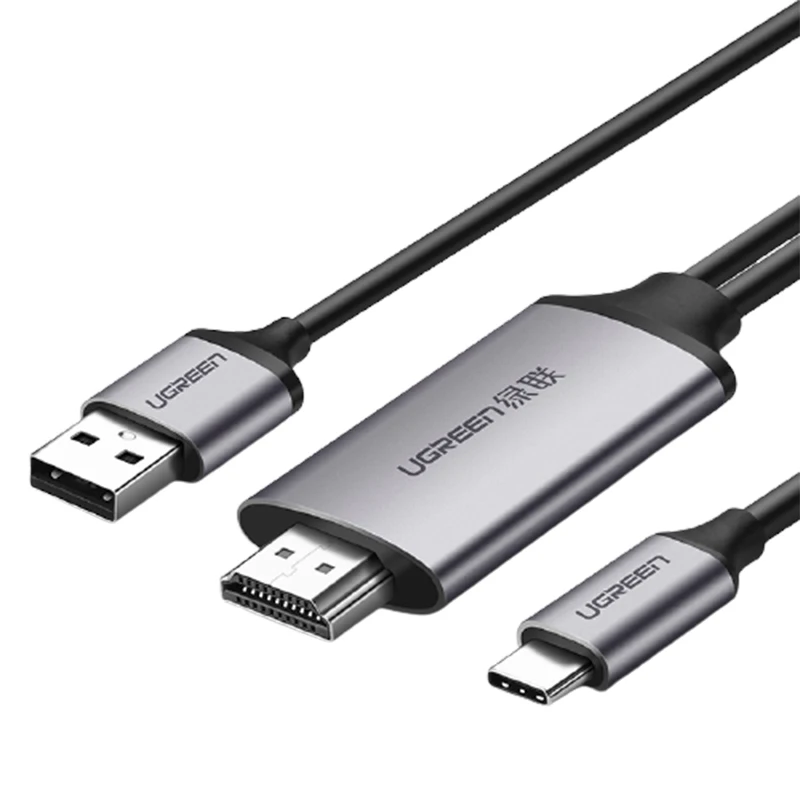 

1 Type-C to HDMI cable, mobile phone notebook connection, large-screen TV, projector, monitor same-screen expansion