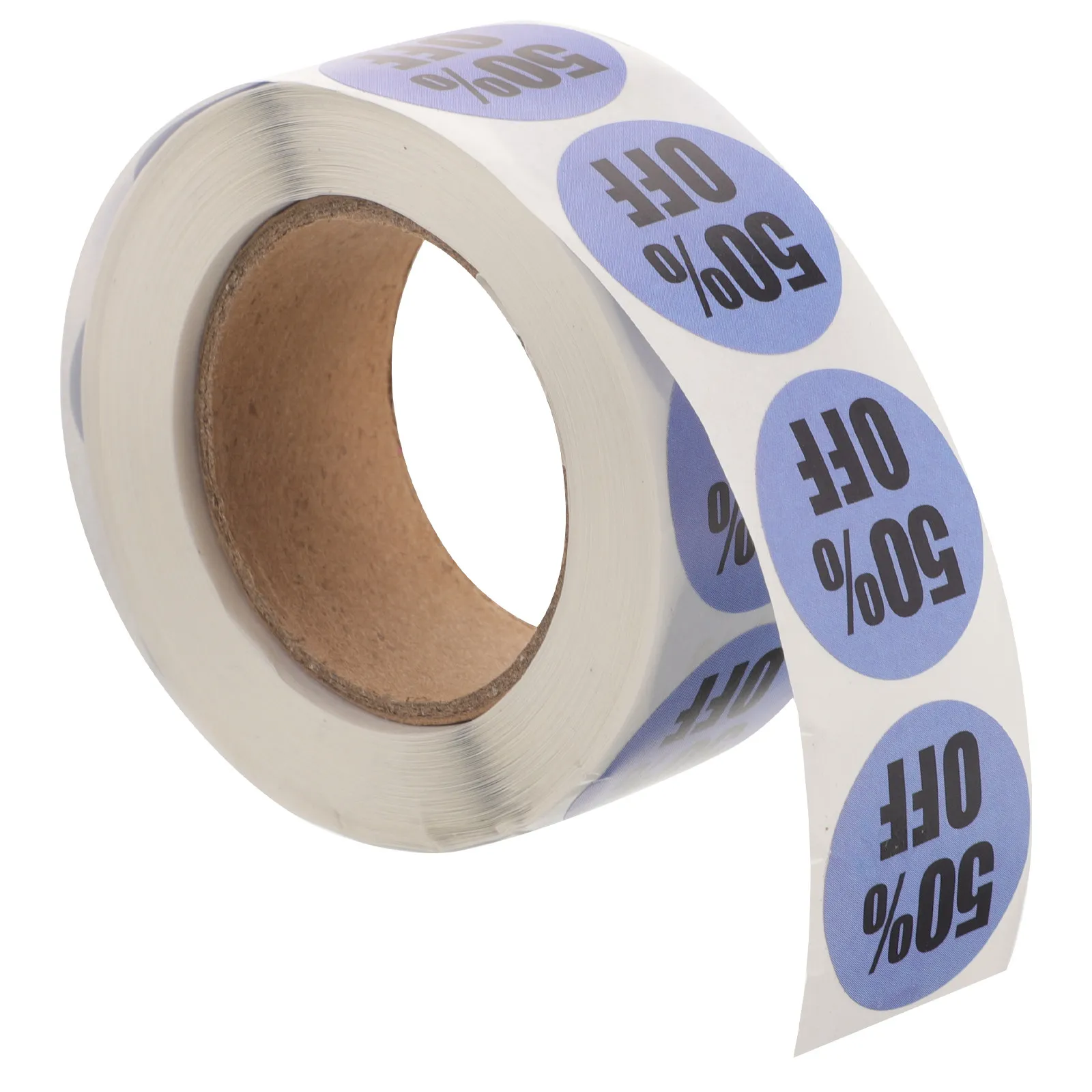 1 Roll Round Percent Off Stickers Self Adhesive Retail Store Price Tags for Supermarket Shelf Promotion Sale