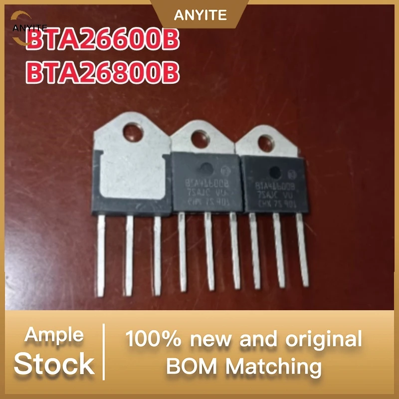 NEW  10PCS/lot  BTA26600B BTA26800B  BTA26800   BTA41-800B  BTA41-800B  BTA26-600B BTA26 600B 800B 100%   TO-3P