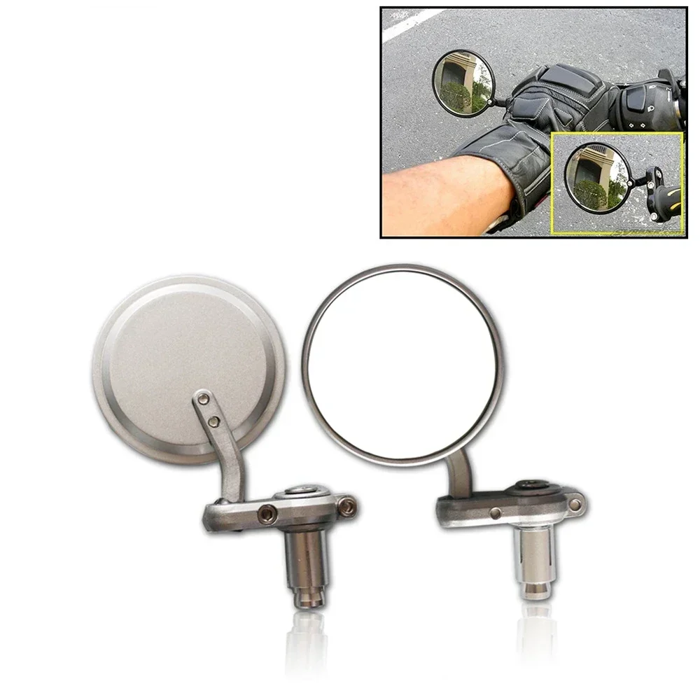 

Round Universal Modified 13-14 17-19mm Handlebar Rearview Motorcycle Mirror Reflector for Motorcycle Mounted on 22mm Handlebar