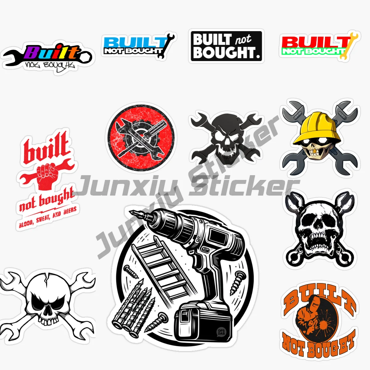 Build Not Bought Car Stickers Window Truck Car Vinyl Self-adhesive Bumper Decal