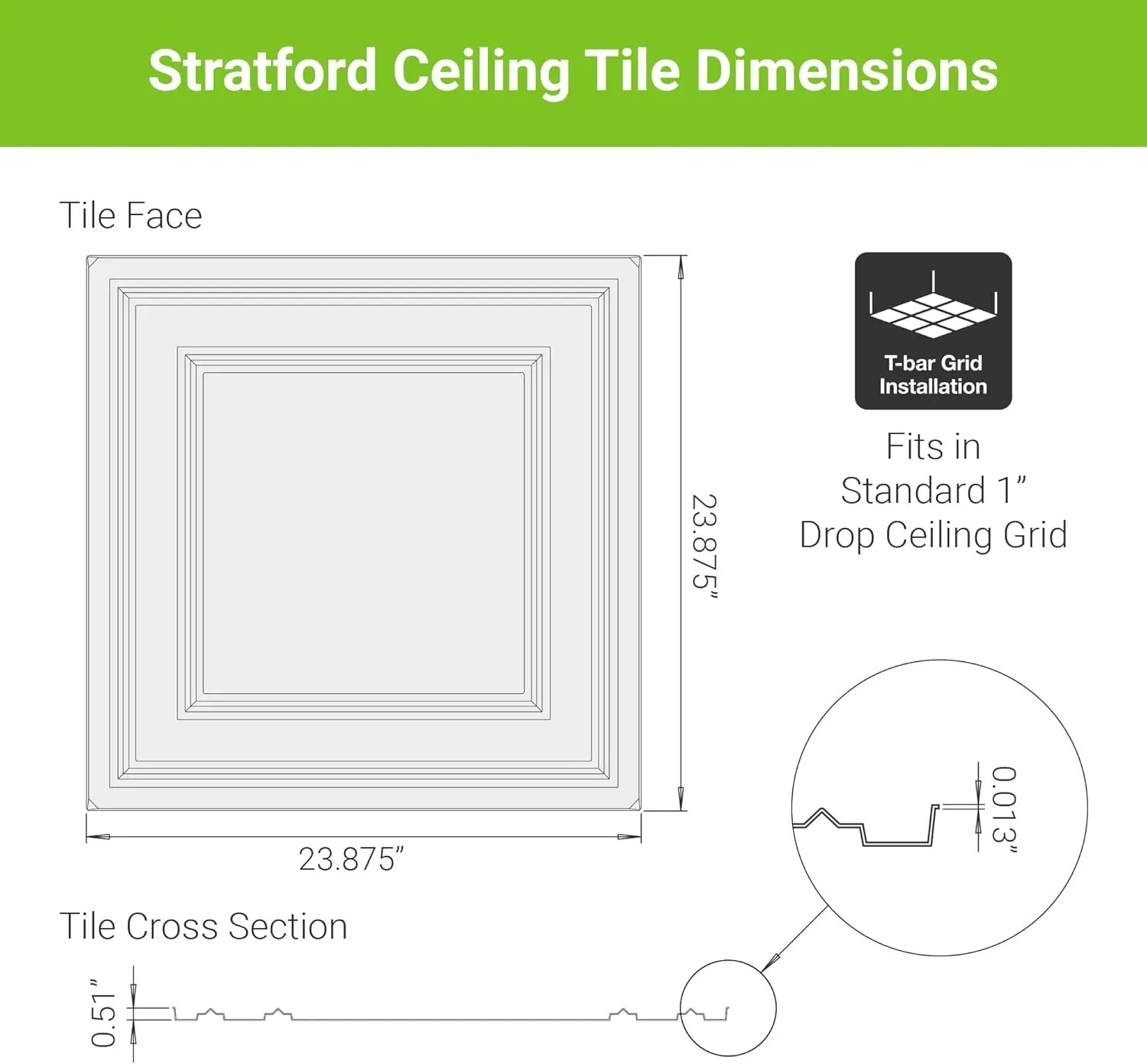 Ceilings Tile; 2x2 Ceiling Tiles,Stratford Ultra,Thin Feather,Light,Use in 1