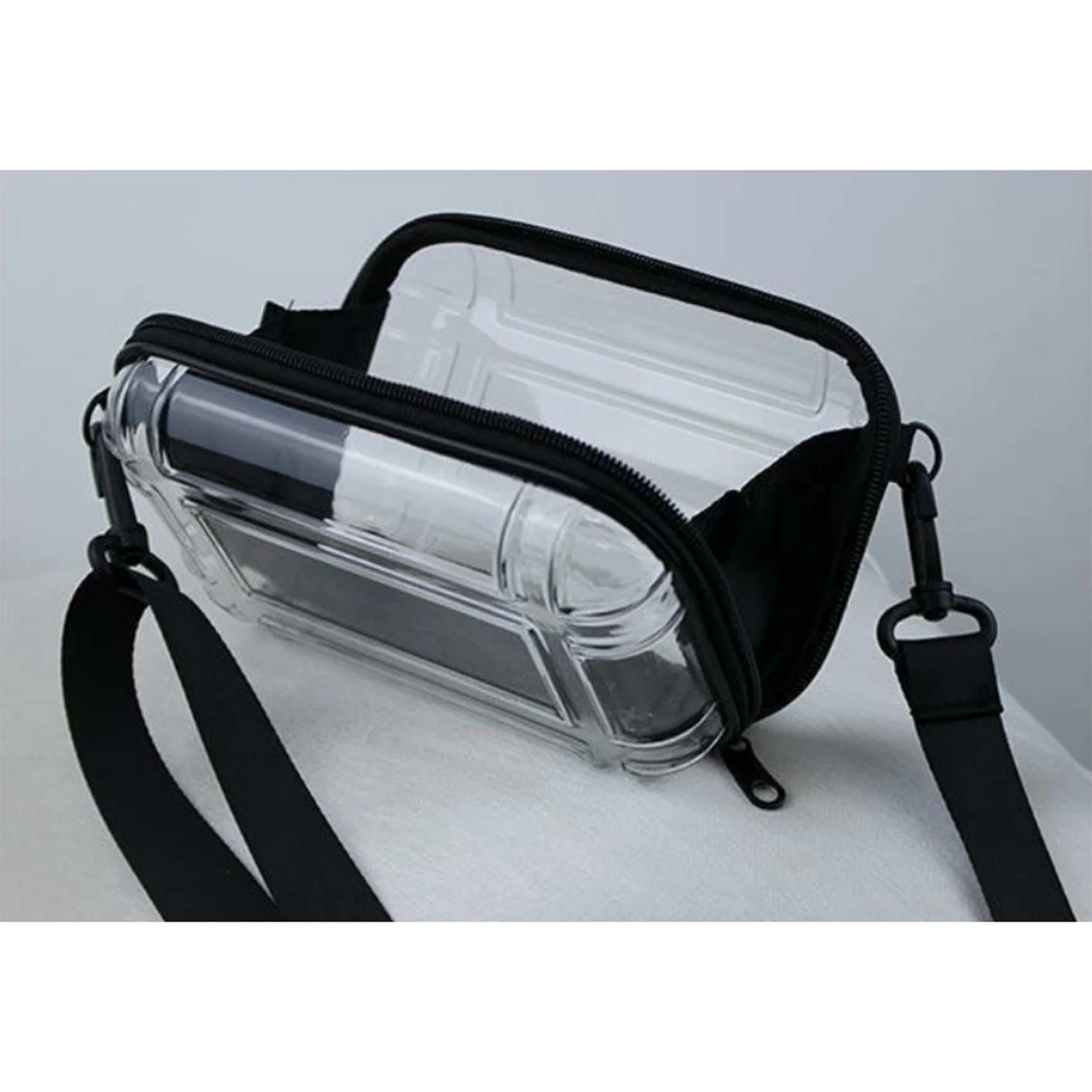 Portable Transparent Shoulder Crossbody Bag Clear Waterproof Wash Bags Travel Shopping Storage Tote Shoulder Phone Bag