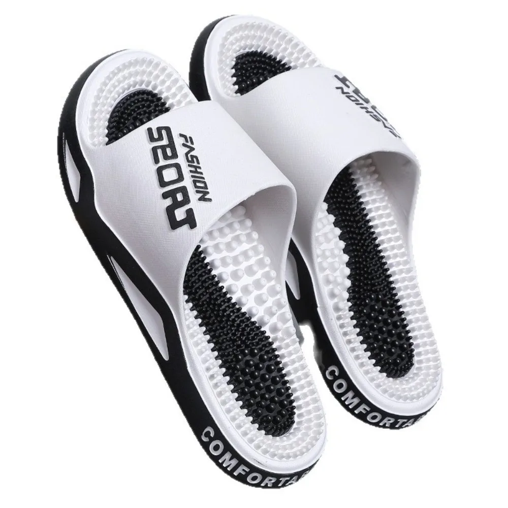 Sandals Non-Slip Foot Massage Slippers PVC Feet Care Acupressure Massage Slippers Casual Creative Acupoint Foot Slippers Bath