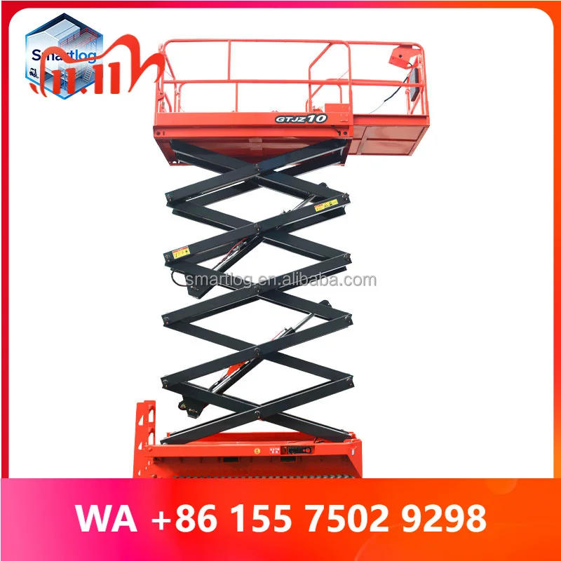 Crawler Track Scissor Lift Platform 4 Ton Heay Hydraulic Lifting Equipment for Construction Sites