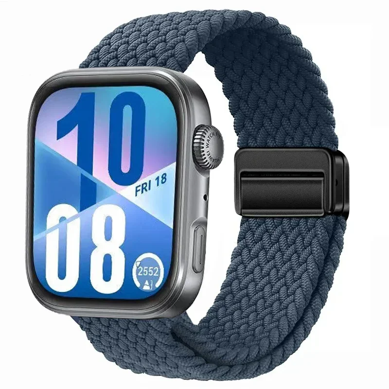 Magnetisches Schnallenarmband für Huawei Watch Fit 3/4/4 Pro Nylon-Schlaufenarmband Correa für Huawei Watch Fit 3/Fit 4 Pro Smart-Armband