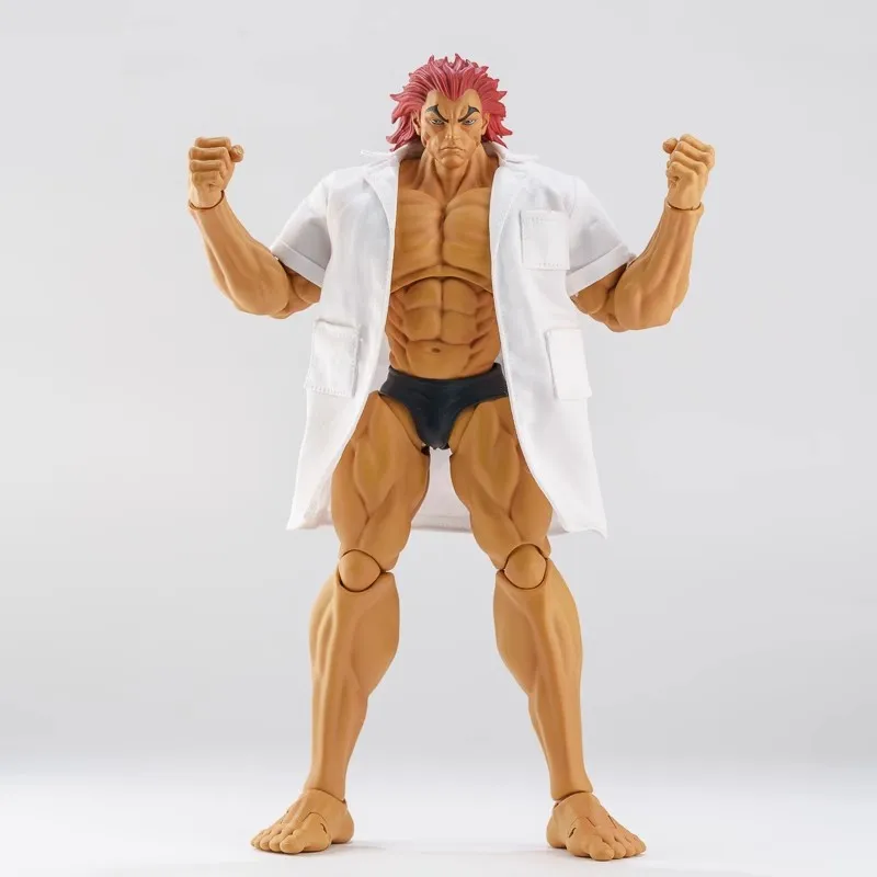 Manteau blanc de soldat du docteur, échelle 1/12, accessoires pour figurine d'action Baki Hanma, en stock