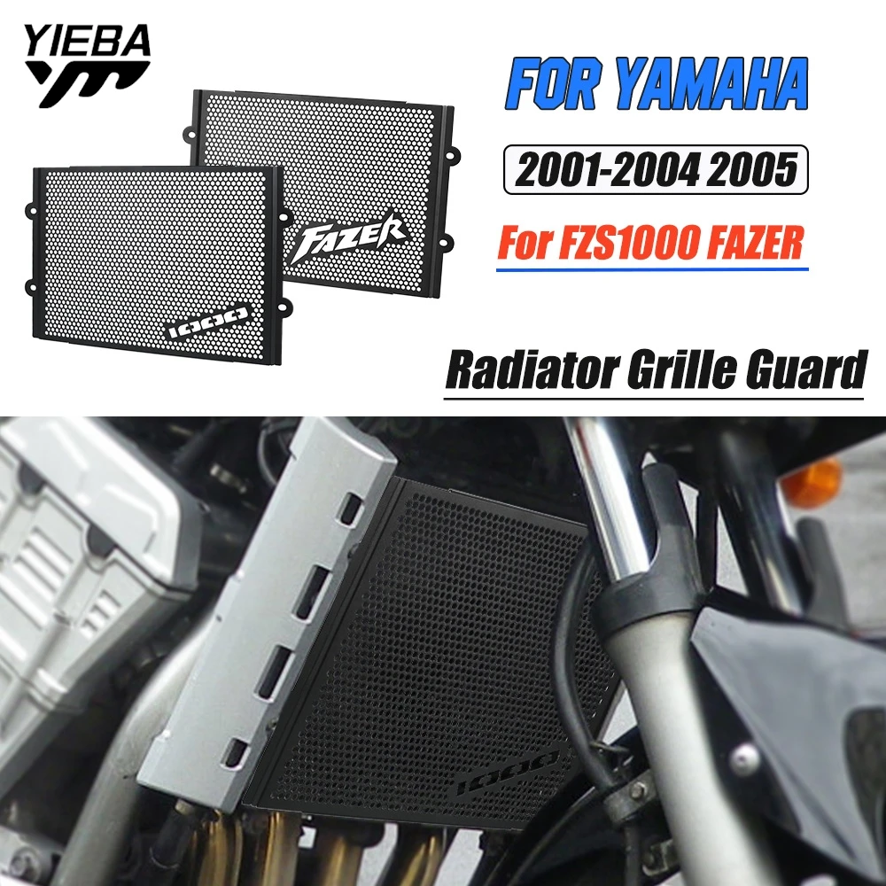 

Motocycle Radiator Grille Cover Water Tank Guard Protection Accessories FOR YAMAHA FZS1000 FAZER 2001 2002 2003 2004 2005