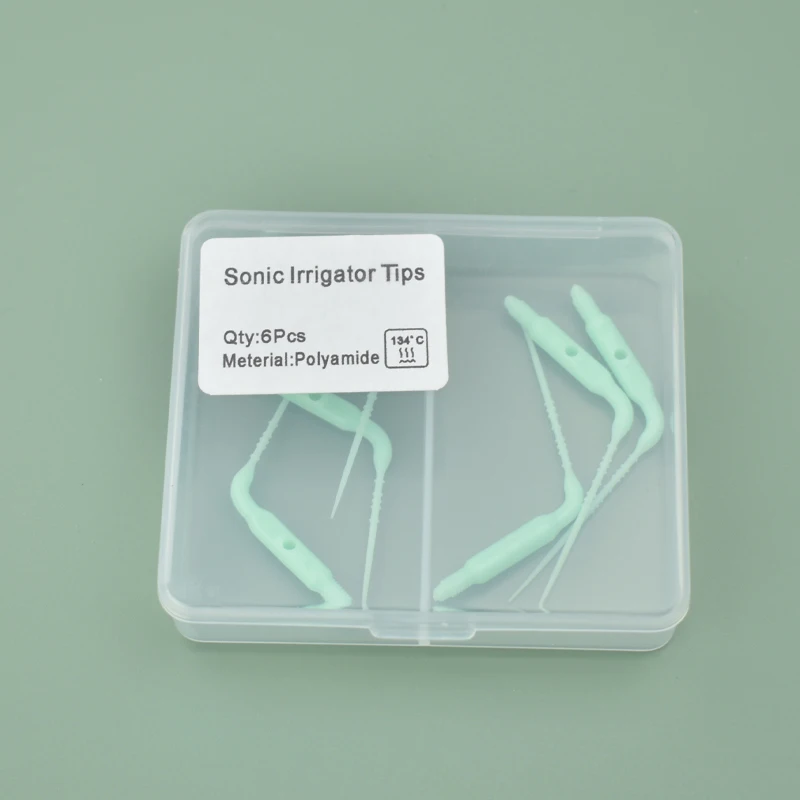 

6PCS Dental Plastic Sonic Irrigation Tips for Endo Treatment Compatible with Air Scaler Handpiece Irrigator Lab Supplies