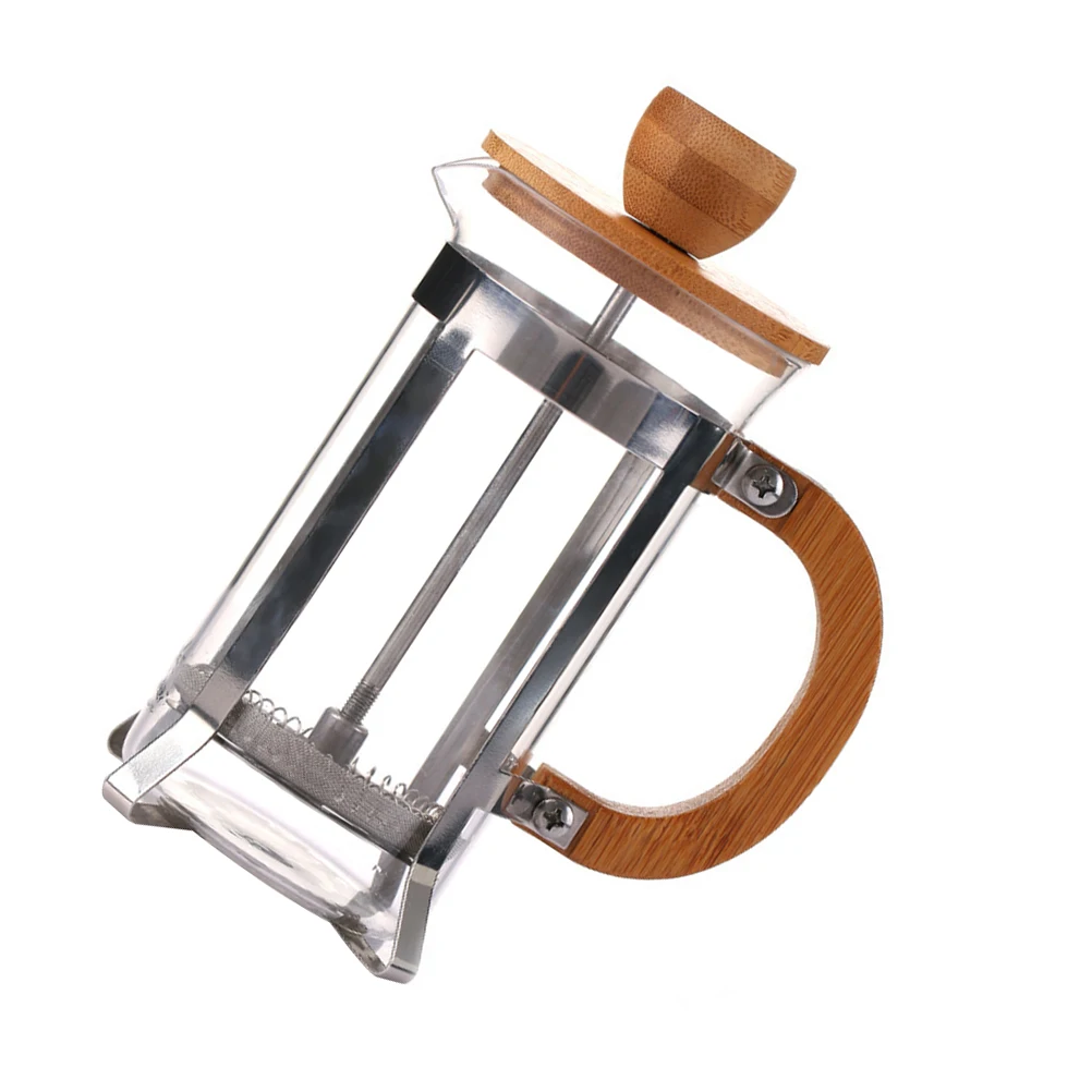 

1pc Coffee Maker Glass Tea Pot Heat Resistant 100°C Manual Coffee Appliance for Green Black Pu'er Fruit for Home
