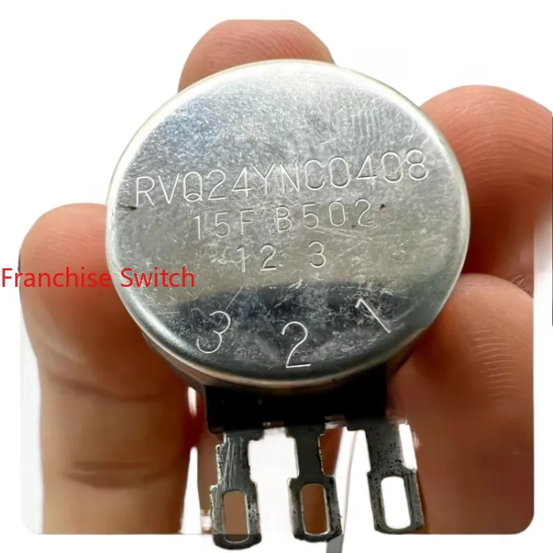 5PCS Game Console Potentiometer RVQ24YNC0408B502 Shaft Length 15Half Axis Rotation 360Degrees