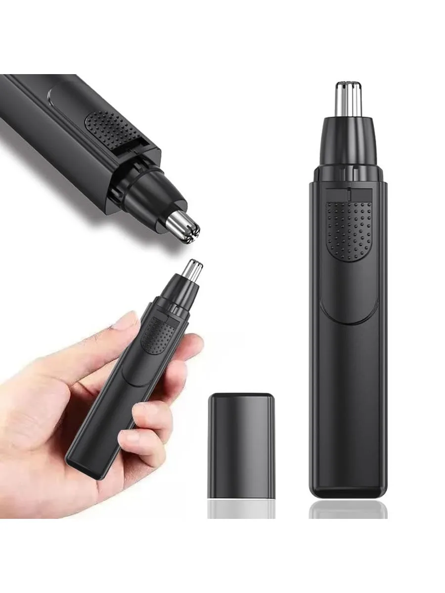 2026 Electric nose hair trimmer, trimmer remover, ear nose hair trimmer, ear nose eyebrow trimmer Battery-powered (Without batte