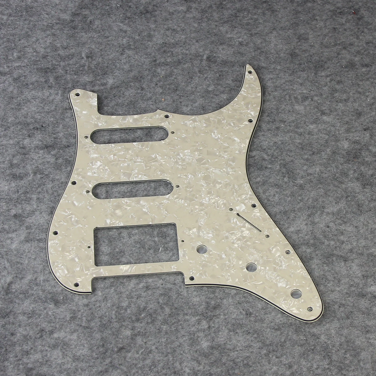 FLEOR 1PCS Celluloid Pearl SSH HSS E-Gitarre Schlagbrett ST 11-Loch Scratch Plate 4PLY + Schrauben – Detail 2