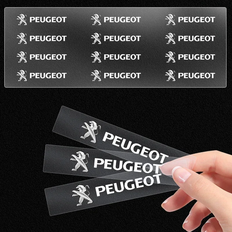 Car Caliper Brake Vehicle Heat Resistant Cover Decal Car Decorative Stickers For Peugeot 208 308 3008 408 508 107 301 207 407