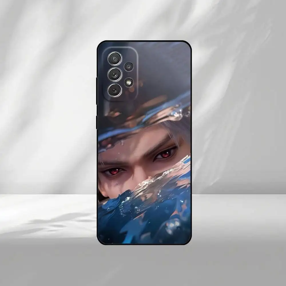 Funda de teléfono L-Love y deepspace para Samsung S25,S24,S21,S22,S23,S30,Ultra,S20,Plus,Fe,Note,10,9,5G, funda negra