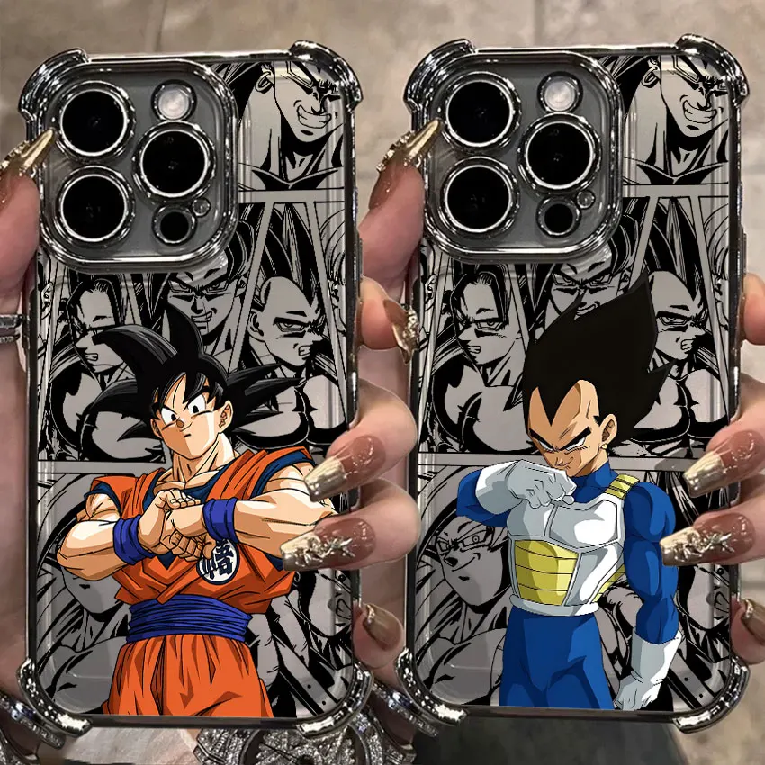 Anime GokuS Kakarots Plating Phone Case For Huawei Honor X6d 600 x8d X7d Magic7 Play10 400 X9d Pro Lite 4G 5G Anti Fall Airbag