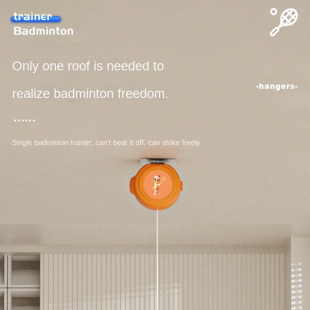 

1 комплект, сопровождающий тренировочный тренажер для бадминтона, отскок, стрейч, самостоятельная тренировка, хранение ватина для бадминтона